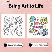 GDTME Rude Therapy: Bold And Simple Coloring Book For Adults And Teens, Ideal For Easter, Mother's Day, Father's Day, Music Festivals, Wedding Season And Birthday Gifts. Stress-Relieving Coloring Patterns, Perfect For Friends Who Enjoy Coloring And Back-To-School Vibes (Coloring In Comfortable Spaces). Sticker Book; School Supplies; Stationery; Desk Accessories; Easter Gifts; Groceries; Soft Novelty; Hen Party Supplies - Coloring Book - View 4
