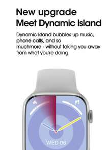 Microwear Reloj inteligente unisex, con llamada Bluetooth, resistente al agua IP68, rastreador de actividad física, monitor de sueño, esfera personalizable de 2 pulgadas, talla grande de 100 modos deportivos, larga duración de la batería, compatible con teléfonos Android e iOS - Ver 5