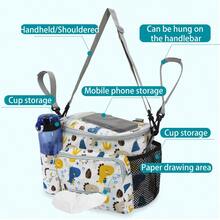 Multifunctional Baby Stroller Hanging Bag, Diaper Bag, Mommy Bag, Stroller Organizer Bag, Large Capacity Storage Bag, Detachable And Wearable Design - Multicolor - View 5