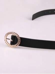 Bộ 3 chiếc thắt lưng nữ đa năng có dây xích, khóa tròn, thắt nút, mềm mại và thoải mái, thắt nơ bằng da mỏng. - 3 chiếc thắt lưng nữ đa năng - Xem 6