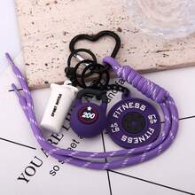 1pc Fitness Keychain For Gym Lovers Premium Gift Sports Enthusiasts Accessories For Workout Bags Water Bottles Heart-Shaped-Shaped Buckle - Multicolor - View 5