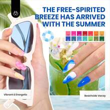 Beetles 55 Colors Spring Gel Nail Polish Set - Vibrant Holiday Kit With Base, Glossy & Matte Top Coat, UV LED Soak Off, Red Brown Pink Green Blue, Easter Gifts For Women - 70 PCS 60 Colors Seasonal Harmony - 查看 5