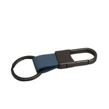 1pc Men's Metal & Leather Key Chain, Minimalist Car Key Holder - Multicolor - View 6