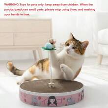 Indoor Cat Toys, Interactive Cat Flower Toys, Cat Teaser Wands, Cat Scratching Pad With Cat Toys, Suitable For Indoor Cats And Kittens Exercise - View 4