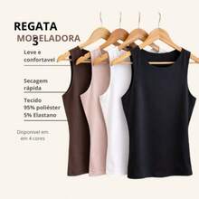 Set Of 4 Women's Tank Tops, Premium Winter Blouse, Plain, Fashionable, Summer, Basic And Versatile, Black, Brown, Nude, White - BLACK WHITE NUDE BROWN - View 2
