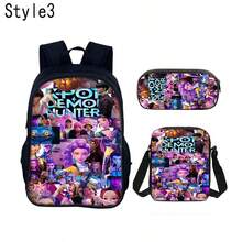 Hasbro 学生背包、单肩包和铅笔盒三件套：DemonGirl Group 背包套装 - 彩色 - 查看 8