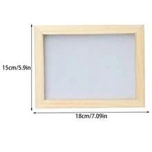 1 Set Paper Art Making Frame Kit, Includes Wooden Papermaking Mold Frame, Papermaking Net Sieve And Sponge, Suitable For DIY Handmade Paper Crafting - Multiple Styles - View 9