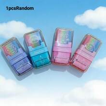 1/2/4pcs Creative Cartoon Erasers, Cute Cartoon Shaped Student Erasers, Low-Dust Cleaning Wipe - Multicolor - View 5