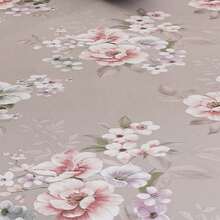 3pcs Minimalist Modern Floral Pattern Double Ruffle Bed Skirt Set, Bedroom Bedding (1 Bed Skirt, 2 Pillowcases, No Inner Core) - Dusty Purple - View 11