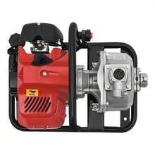 SanBouSi 43CC Water Transfer Pump Gasoline Engine Water Pump 2-Stroke Engine Water Pump - Red and Black - View 2