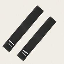 2pcs Elastic Bands, Booty Resistance Bands, Yoga Resistance Loops, Glute Activation, Deep Squat Yoga Circles - Black - View 9