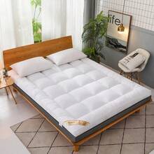 Hotel Quality Mattress Topper 10cm/4Inch Thick Deep Toppers Single Double King - White - View 1