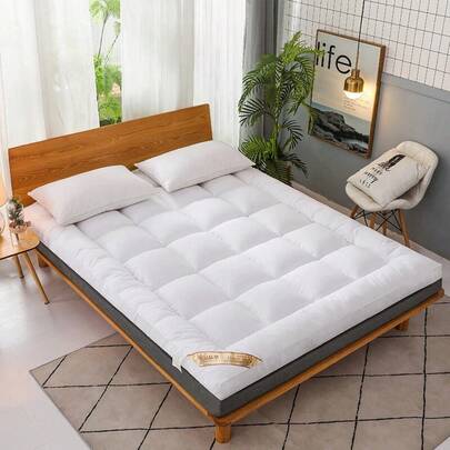 Hotel Quality Mattress Topper 10cm/4Inch Thick Deep Toppers Single Double King