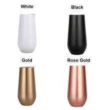 1pc Customized Stainless Steel Insulated Bottle, Personalized Stainless Steel Champagne Flute, Mini Vacuum Insulated Tumbler, Customized Insulated Iced Coffee Cup With Lid, Wedding Party Wine Glass, Beer Mug, Kitchen Insulated Bottle, Beverage Cup, Hot And Cold Drink Container, Insulated Bottle, Suitable For Coffee, Tea, Water - Multipurpose Travel Tumbler, No Electricity Needed, Thoughtful Gift For Enthusiasts And Daily Commuters - Multicolor - View 8