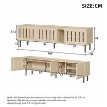 Television Stands & Entertainment Centers - Natural - View 2