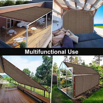 Tấm lưới che nắng viền 2m, chống tia UV 90%, thích hợp cho cây trồng, chuồng chó, ban công, sân vườn.