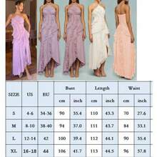 2026 New High-End Chiffon Dress Women With Ruffle Pleat Design, Slimming Mid-Length Dress Formal Womenswear - 白色 - 查看 2