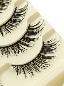 5对湿狐眼假睫毛 动漫假睫毛 Cosplay假睫毛 戏剧性假睫毛 湿润妆效假睫毛 睫毛延长 化妆工具 条状假睫毛，睫毛，假睫毛，假睫毛 - 查看 7
