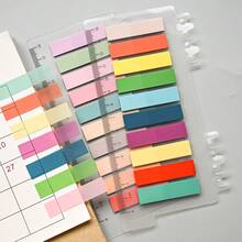 200pcs/Pack Index Tabs Stickers, PET Plastic Transparent Bookmarks For Students Textbooks, Minimalist Design, Writable Memo Stickers - one-size - View 6