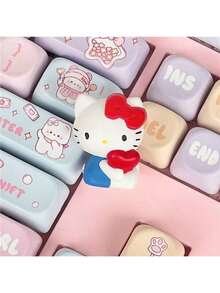 SANRIO New Mechanical Keyboard Keycaps, Cute & Personalized Resin Keycaps, Customized Creative Keycaps Suitable For High-End Mechanical Keyboards - Cartoon - View 2