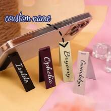 Bộ 2 giá đỡ điện thoại in tên theo yêu cầu, giá đỡ điện thoại gập gọn, giá đỡ để bàn mỏng nhẹ, giá đỡ đa chức năng, quà tặng sinh nhật/kỷ niệm/Ngày Valentine cá nhân hóa cho bạn trai, bạn gái, bạn thân, bố, mẹ, gia đình. - Nhiều màu - Xem 2