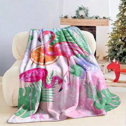 1pc Personalized Firebird Blanket, Flannel Soft Comfortable Lightweight Warm Blanket, Suitable For Sofa, Bed Or Office, All Seasons