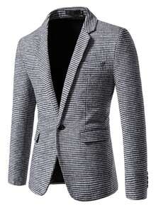 Men's Casual Gentleman Suit, Fashionable British Style Essential For Work And Daily Wear, Jacket And Pants Set - Multicolor - View 2