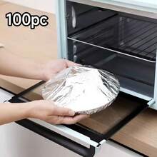 120 chiếc màng nhôm bọc thực phẩm, nắp cách nhiệt tái sử dụng cho nhà bếp và bàn ăn, thích hợp cho dã ngoại, cắm trại và sử dụng tại nhà, nắp giữ ấm thức ăn | nắp an toàn thực phẩm | màng bọc thực phẩm tái sử dụng, bảo quản thực phẩm, bảo quản trong tủ lạnh - Nhiều màu - Xem 14