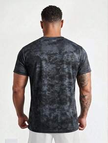 T-shirt de sport pour hommes, Top à manches courtes d'été pour fitness et course - Rouge - Voir 3