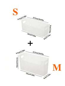 1/2个厨房壁挂式收纳盒，橱柜门安装式收纳架，透明家用厨房收纳架，无需钻孔即可安装在橱柜内部的橱柜门收纳盒，适用于厨房、浴室、卧室和办公室收纳，厨房用品，厨房收纳架，厨房小工具，厨房配件，母亲节礼物 - 無色 - 查看 8