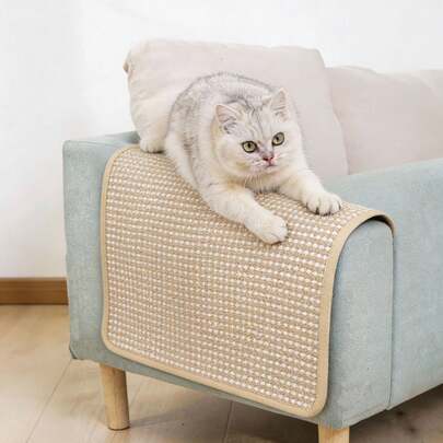 1 pezzo Tappetino per graffiare per gatti, protegge tappeti e divani, accessorio per mobili per animali domestici, articolo moderno per animali domestici, durevole