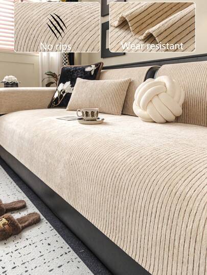 1 chiếc vỏ đệm sofa bằng vải chenille mềm mại, bảo vệ ghế sofa chống trượt hiện đại tối giản dùng được quanh năm, chống bụi và dễ vệ sinh, có thể giặt được, màu mơ tươi tắn và thời trang, mềm mại và không phai màu, thân thiện với thú cưng, phù hợp với sofa góc, phòng ngủ, văn phòng, phòng khách.