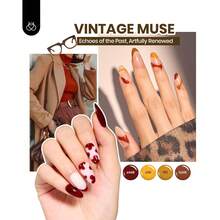 Beetles 55 Colors Spring Gel Nail Polish Set - Vibrant Holiday Kit With Base, Glossy & Matte Top Coat, UV LED Soak Off, Red Brown Pink Green Blue, Easter Gifts For Women - 60 Colors Style Manifesto - 查看 4