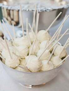 100 Palitos de Papel Kraft Branco para Cake Pops - Ideais para Decoração de Bolos, Festas, Casamentos e Sobremesas - Utensílios para Fazer Palitos de Chocolate, Doces e Queijo - Utensílios e Acessórios de Cozinha para Casa - Multicolorido - Ver 2