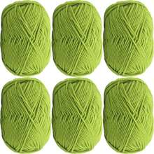 6卷/300克腈纶纱线，适合编织背心、帽子、包包、手工艺品等，每卷50克 - 多款式 - 查看 12