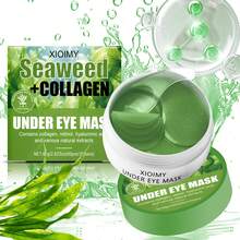Xioimy 60片海藻胶原蛋白眼膜，高保湿，令眼周肌肤娇嫩、水润、亮泽，深层滋养，紧致眼周肌肤，适合所有肤质，眼膜，眼部护理 - 數量 - 查看 8