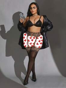 1 PairFits Up To 110kgof Black New European And American Hot-Selling Non-Slip Silicone Silk Stockings, European And American Style Patterned Thigh-High Stockings, Thin Black Silk Stylish Long Stockings - Multicolor - View 6