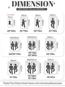 1件床笠，床上用品，床单，床垫保护套，纯爱玫瑰图案床笠，亲肤床罩，柔软舒适的卧室床上用品，时尚床垫罩，全方位包裹式床垫保护套，适用于单人床、双人床、大号双人床和特大号双人床，多种尺寸可选（不含枕头和枕套），可机洗，是房间装饰的理想之选 - 彩色 - 查看 4