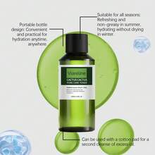 Tónico facial hidratante de 100ml 1 caja/2 cajas – Cuidado nutritivo diario para piel seca y opaca, hidrata profundamente y revitaliza, restaura el brillo natural y la suavidad, acabado sedoso, ideal para el hogar, vacaciones o viajes, maravilloso regalo de Navidad y cumpleaños - 100ml - Ver 5