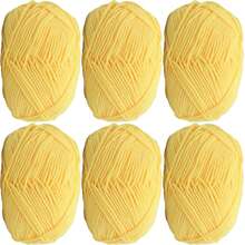 6卷/300克腈纶纱线，适合编织背心、帽子、包包、手工艺品等，每卷50克 - 多款式 - 查看 20