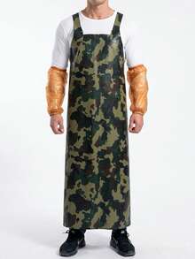 1 chiếc tạp dề chống thấm nước, dày dặn và bền chắc, chống dầu mỡ, thích hợp cho công nghiệp, xây dựng, nghề cá và các ứng dụng đòi hỏi độ bền cao khác. - Tạp dải chống thấm nước bằng cao su - Xem 11