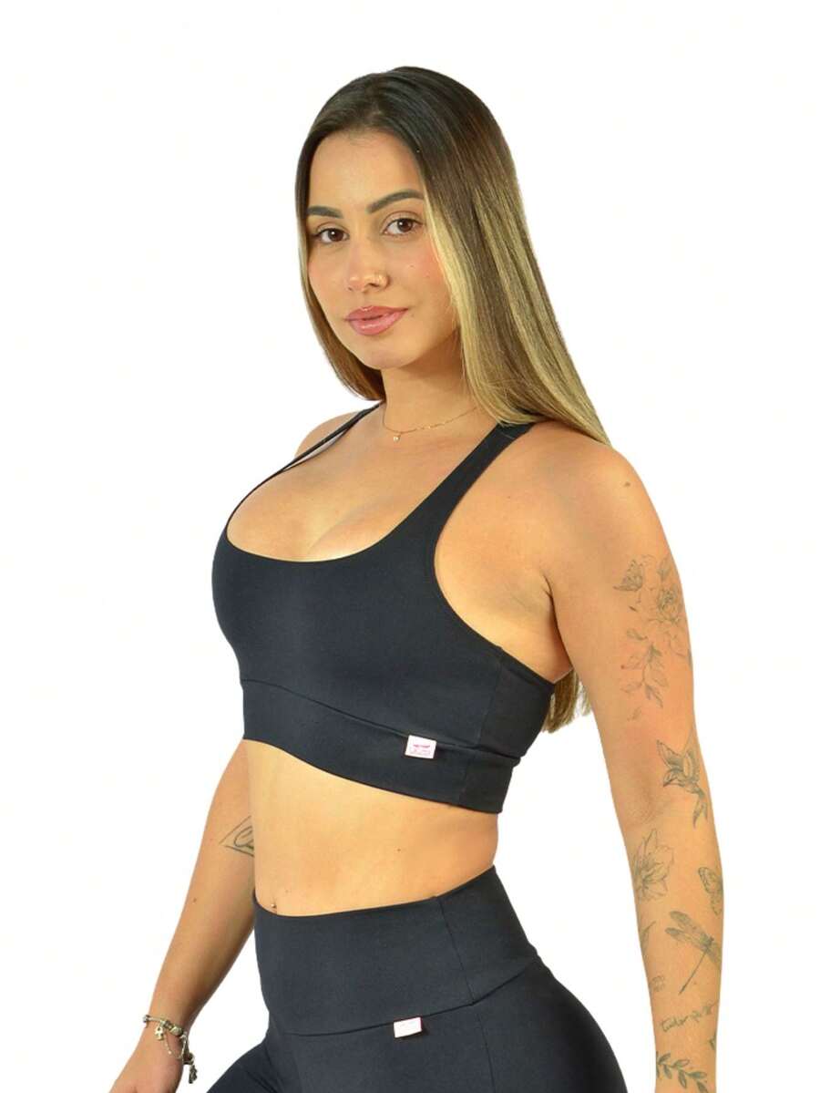 Lavicta Women Sports Bras - 黑色 - 查看 1