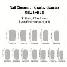 120pcs Minimalist Ombre Rectangle Fake Nails, Upgrade Your Manicure Style, Suitable For Women And Girls DIY Nails, Press-On Nails, Nail Art Supplies - Multicolor - View 7