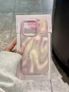 Cute 3D Gradient Glitter Phone Case, Compatible With IPhone 17 Pro Max, 17 Pro, 17 Air, 16, 15, 14 Plus, 13, 12 Pro Max, 11, Luxury Shiny Protective Soft Case - Pink - View 1