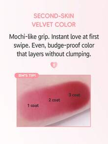 Son bóng lì Colorgram Matte Velvet Lip Gloss - Bám dính vào da như mochi, với lớp finish lì mềm mại. Có thể dùng làm son môi hoặc phấn má hồng. Lâu trôi và không lem. Có nhiều màu sắc phù hợp với nhiều tông da. - 02 HỒNG DUYÊN DÁNG - Xem 10