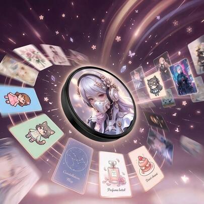 Khung ảnh thông minh Anime, huy hiệu điện tử thông minh, hỗ trợ phát video GIF HD, màn hình màu độ phân giải cao cho hình ảnh tuyệt đẹp, thiết bị công nghệ đeo được độc đáo và tiên tiến, kết hợp hoàn hảo giữa thời trang và trang trí ba lô, dung lượng pin 380mAh, món quà công nghệ Giáng sinh và sinh nhật sáng tạo, phụ kiện không thể thiếu cho những người đam mê công nghệ.