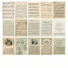 30pcs/Pack Vintage Music Score Decorative Paper, DIY Scrapbooking Background Material - BQ472 - View 10