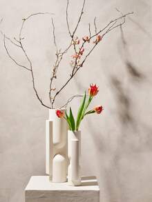 1个极简几何花瓶，适合插鲜花或干花，可用于家居、客房、卧室和桌面装饰 - 拱橋 - 查看 3