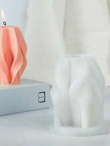 Spiral Striped Column DIY Handmade Fragrance Plaster Multifunctional Silicone Mold - Pillar - View 2