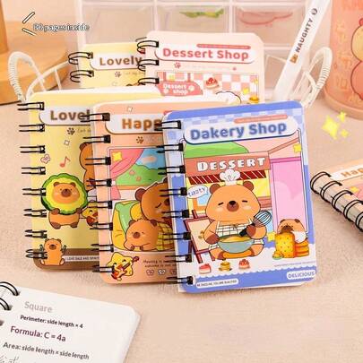 Cahier de notes mini dauphin - bloc-notes de poche, 80 pages avec thème mignon de dauphin, convient pour les cadeaux d'anniversaire, de mariage, de fête, les récompenses en classe, les bas de Noël, les fournitures de bureau et de maison, le planificateur de mariage, la papeterie amusante, couverture intéressante, reliure durable, couverture colorée, reliure de couleur unie, cahier, achat de cadeaux